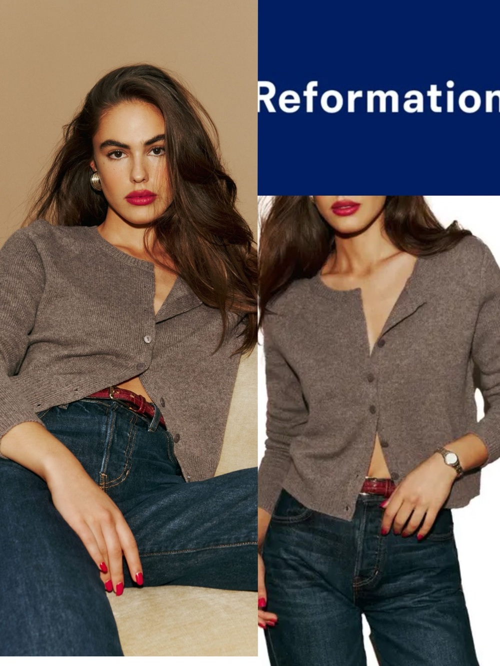 Reformation Clara cardigan